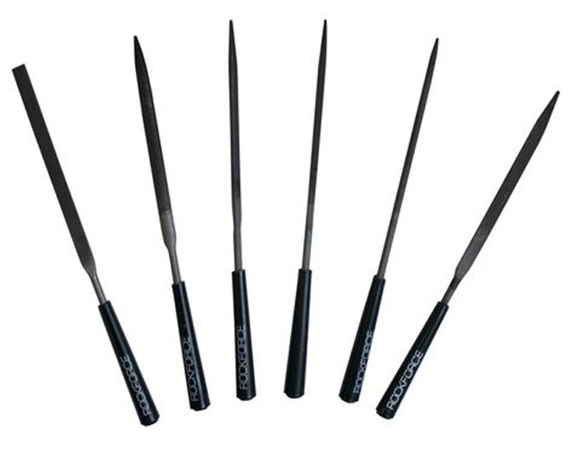 Набір різнопрофільних надфілів Rockforce RF-6160 6 пр.140 мм Ø 3 мм, фото 1