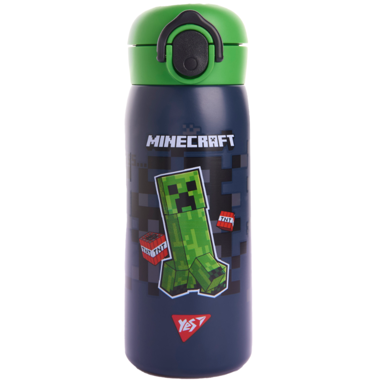 Термос для напоїв YES Minecraft Майнкрафт 420 мл, фото 1