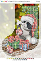 Новорічний чобіток непошита заготовка для вишивки НС-3015 (Сяйво БСР)