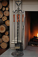 Кований набір для каміна і мангала К16