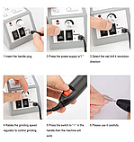 Фрезер для манікюру Lina Mercedes YFZ-01 2000 об/хв + 6 насадок, фото 6