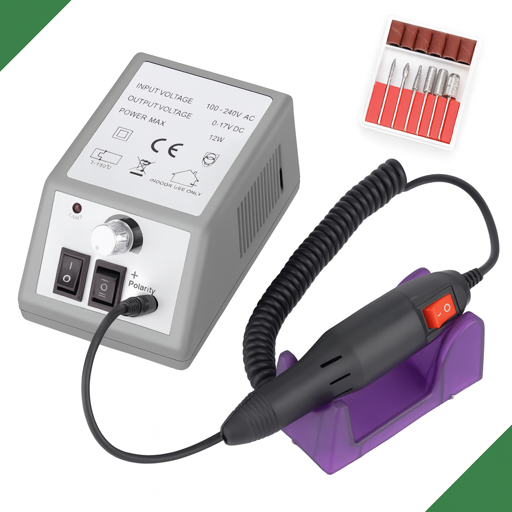 Фрезер для манікюру Lina Mercedes YFZ-01 2000 об/хв + 6 насадок, фото 1