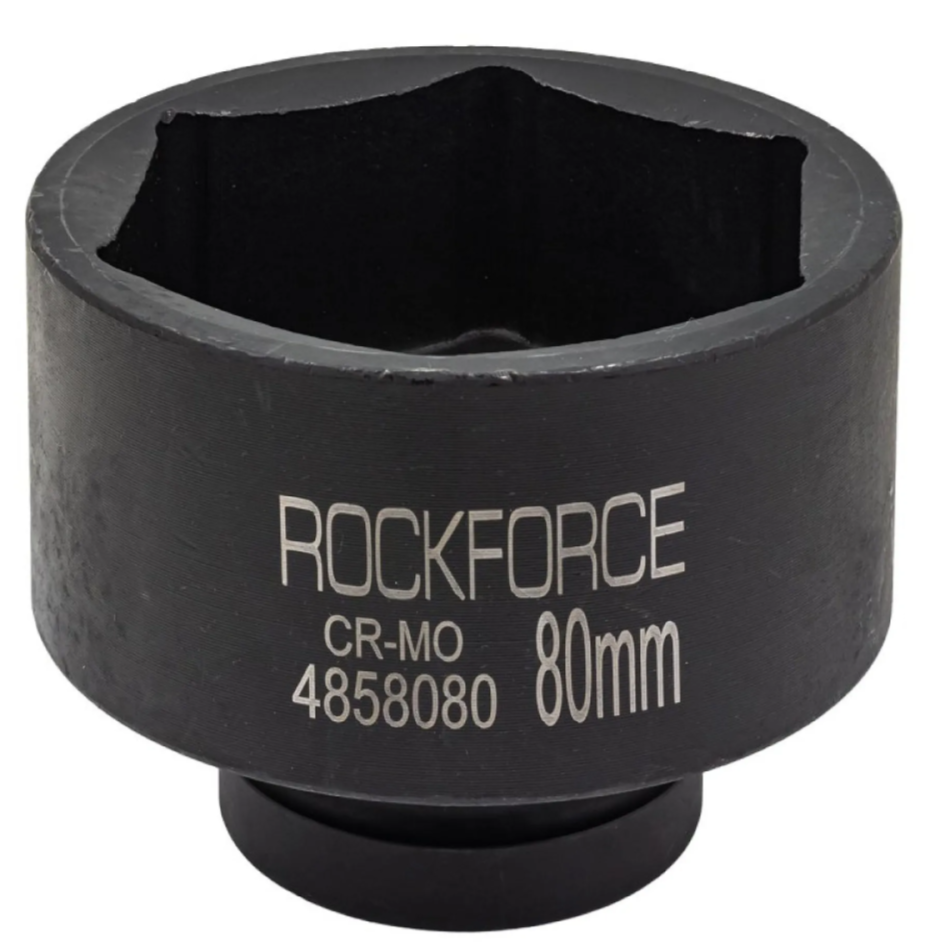 Головка ударна 1" 80мм (6гр.) ROCKFORCE RF-4858080, фото 1