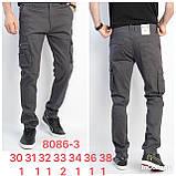 Чоловічі джинси котон карго, фото 3
