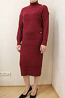 Костюм жіночий ромбіки з юбочкою