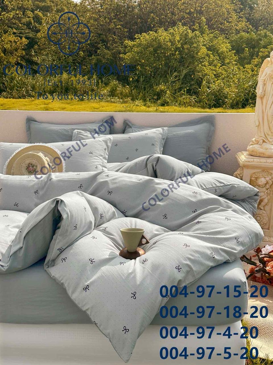 Постільна білизна Colorful Home Flanel Doroti - двухспальний розмір простирадло на гумці