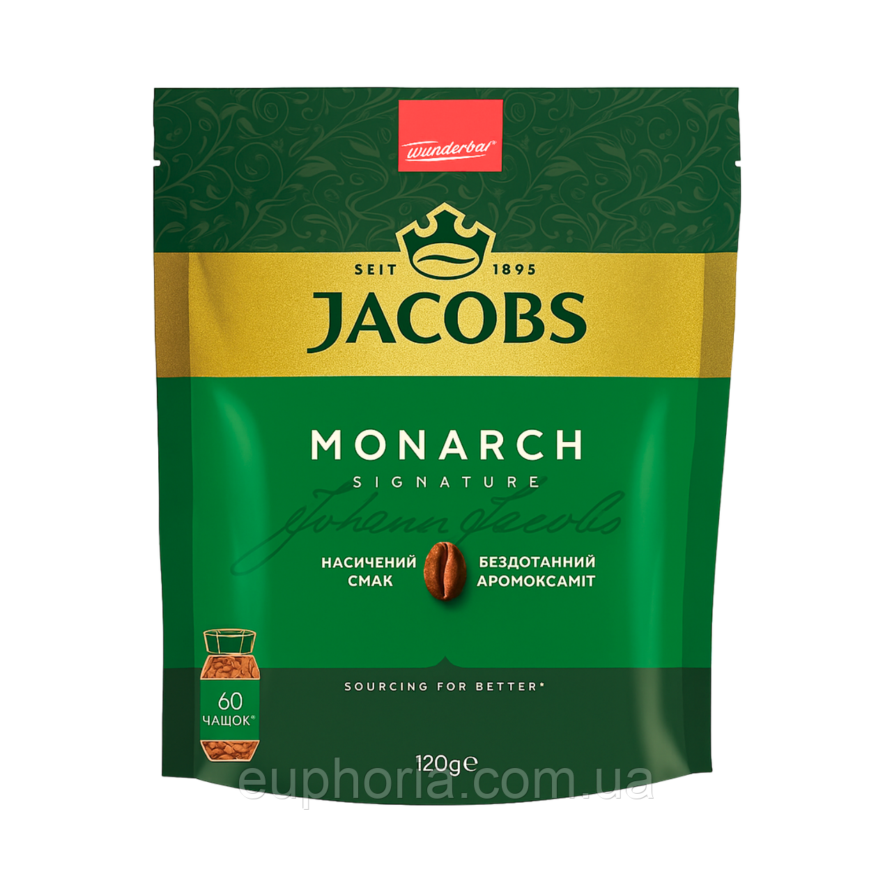 Кава розчинна Jacobs Monarch 120 г (ec)