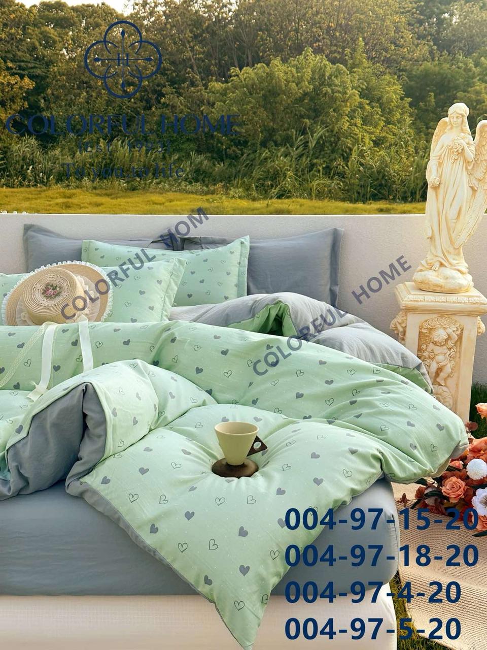 Постільна білизна Colorful Home Flanel Doroti - двухспальний розмір простирадло на гумці