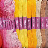 Набір ниток для вишивання Maaleo 25724, 100 кольорів, 207 елементів, фото 8