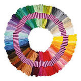 Набір ниток для вишивання Maaleo 25724, 100 кольорів, 207 елементів, фото 10