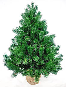 Ялинка новорічна штучна лита Pine Mini в мішковині 90 см зелена