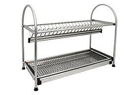 Сушарка для посуду настільна дворівнева 560 мм