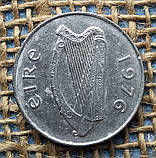 10 пенсов 1976 року. Iрландiя, фото 2