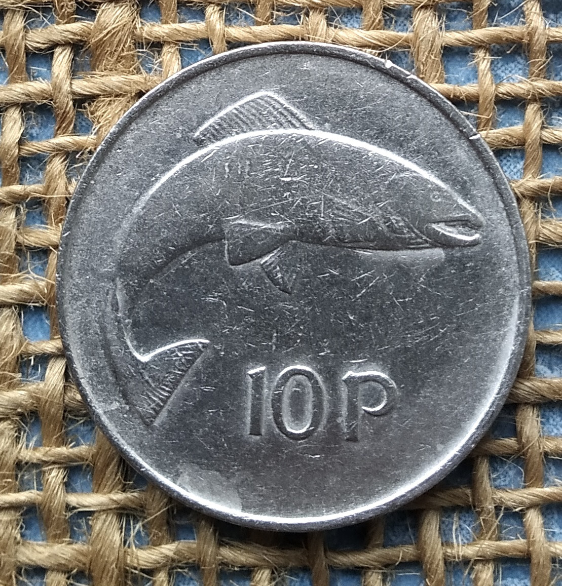 10 пенсов 1976 року. Iрландiя, фото 1