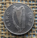 10 пенсов 1975 року. Iрландiя, фото 2