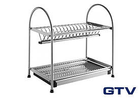 Сушарка для посуду настільна дворівнева GTV