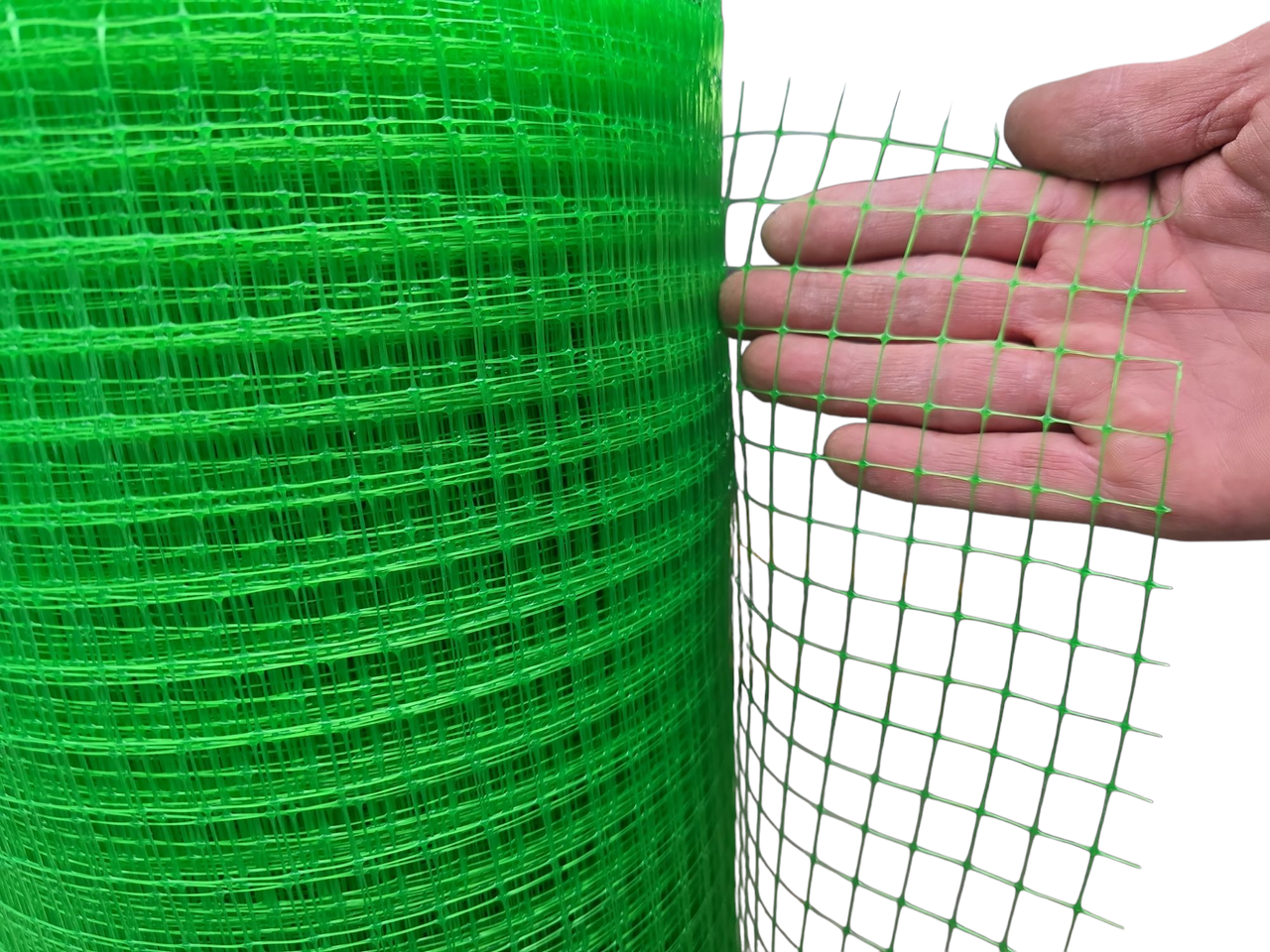 Садова сітка пташника вічко 12×14 мм, зелена 0,5×100 м, фото 1