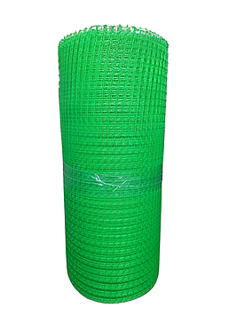 Садова сітка пташника вічко 12×14 мм, зелена 1×100 м