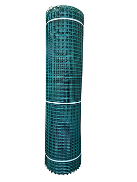 Сітка пластикова для огородження 1×20 м, хакі, вічко 20×20 мм