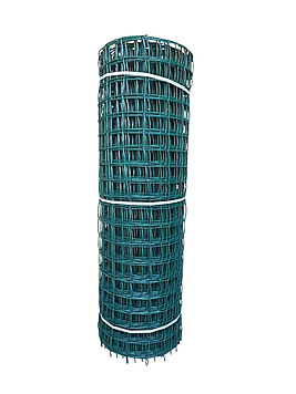 Сітка пластикова для огородження 1×20 м, хакі, вічко 50×50 мм