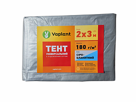 Тент тарпаулін щільність 180 г/м², сіро-блакитний