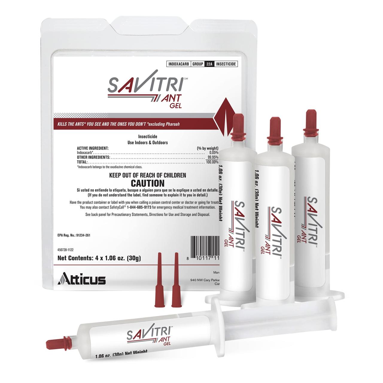 Savitri Ant Gel 30 г — гель-приманка від мурах; потужне знищення колоній, точкове нанесення, працює в приміщенні та надворі, фото 1