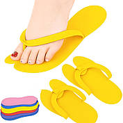 Тапочки-в’єтнамки педикюрні одноразові Colorful, 12 пар, фото 4