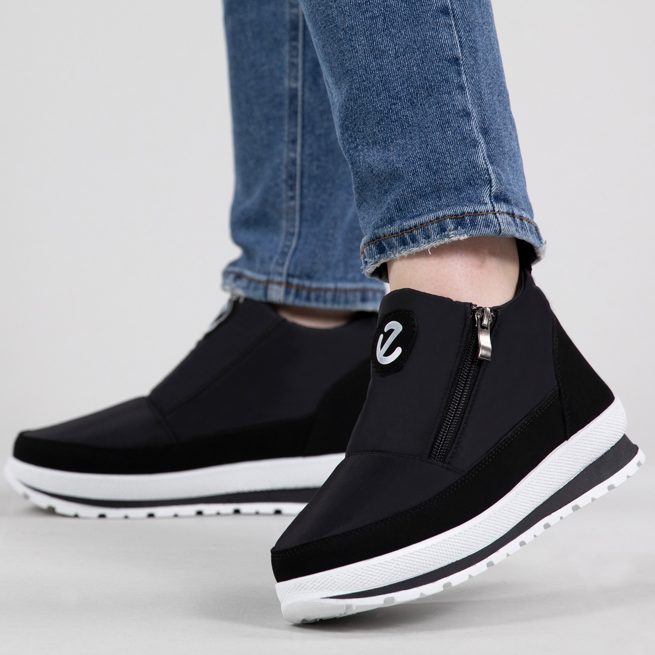 Дутики жіночі зимові на замок низькі (ЕС 5/1)