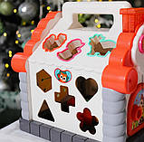 Музичний будиночок 16180 (18) "WToys", ОЗВУЧУВАННЯ УКРАЇНСЬКОЮ МОВОЮ, підсвічування, звуки, 8 пісень, сортер, рахунки, в коробці, фото 4