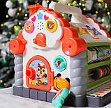 Музичний будиночок 16180 (18) "WToys", ОЗВУЧУВАННЯ УКРАЇНСЬКОЮ МОВОЮ, підсвічування, звуки, 8 пісень, сортер, рахунки, в коробці, фото 3