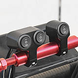 Пульт керма мотоцикла з алюмінієвого сплаву з подвійним окремим перемикачем на 2 положення, фото 7