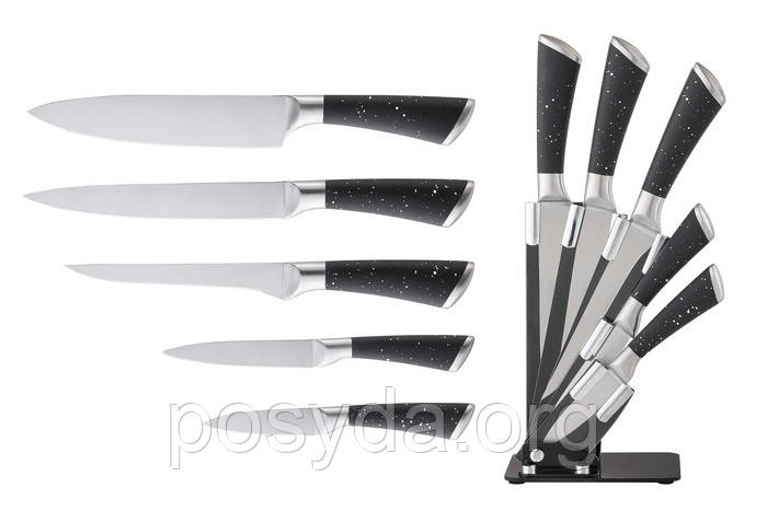 Набір ножів з підставкою 6 предметів Матрікс Empire 1922, фото 1