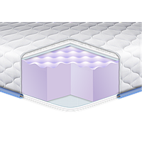 Тонкий матрац (топер) на диван ТМ Eurosleep Super MASSAGE/Супер Масаж