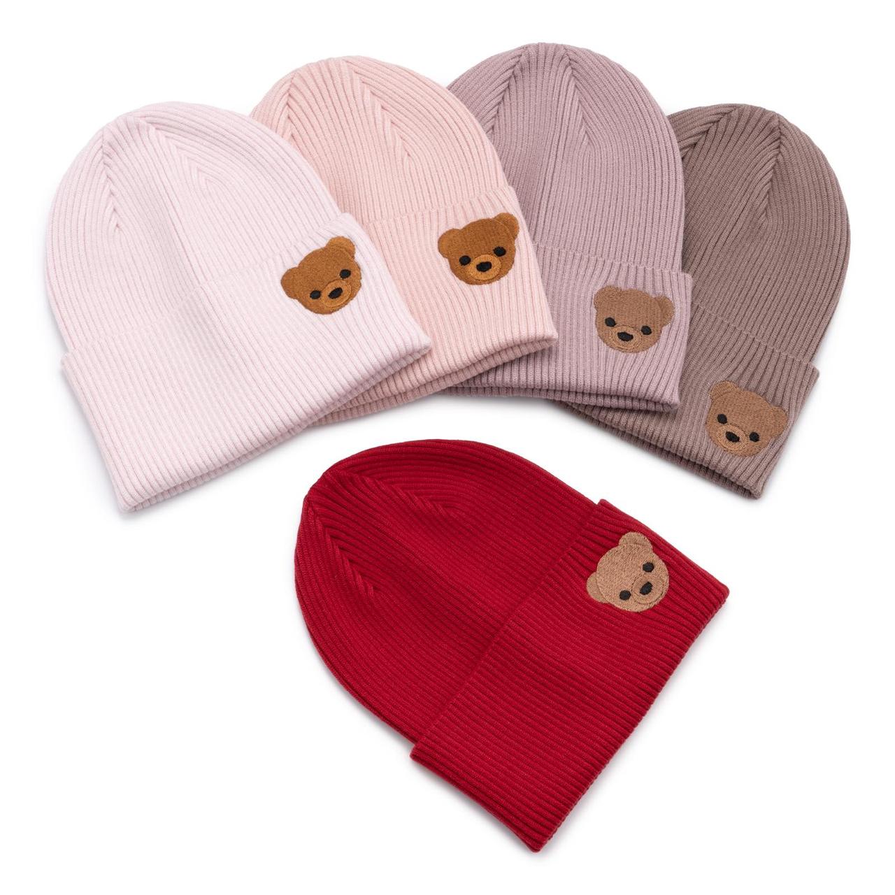 Шапка для дівчинки подвійна