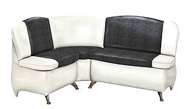 Кухонний куточок ДСП/Текстиль Софі Модерн Білий з чорним