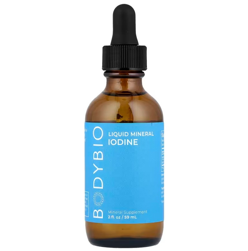 BodyBio Iodine Liquid Mineral / Йод рідкий мінерал 60 мл