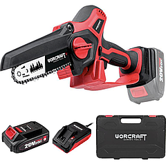 Акумуляторна безщіткова міні-пила ланцюгова WORCRAFT CHS-S20LiBPM