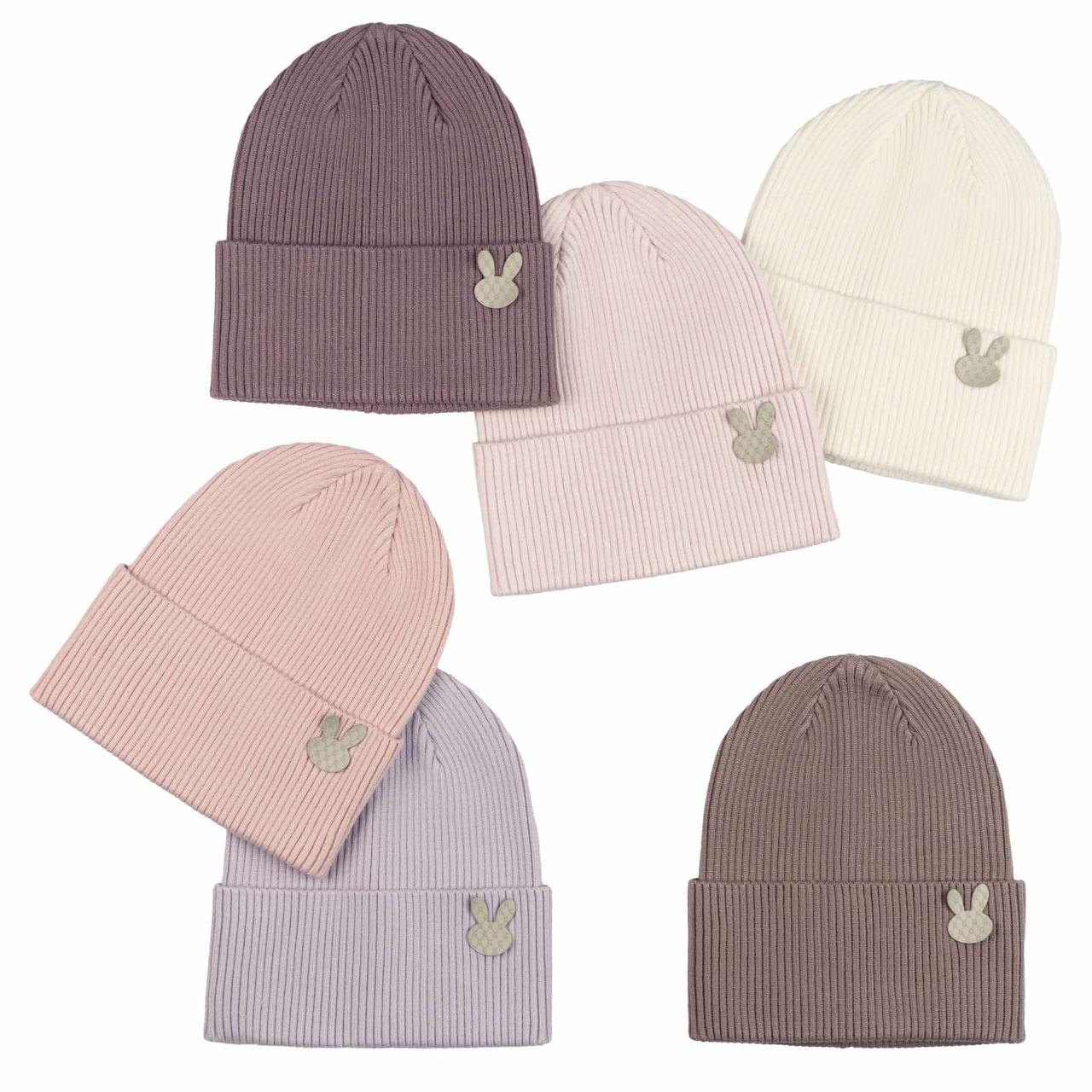 Шапка для дівчинки одинарна