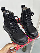 Зимові черевики MeegoComfort 2F780Z BLACK чорні на шнурівці, фото 6