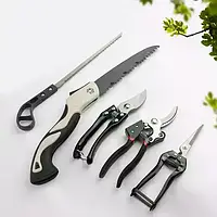 Набор садовых инструментов Garden Set SK-5 секаторы, чем для прививки, прививочный набор, инструменты для обрезки деревьев и