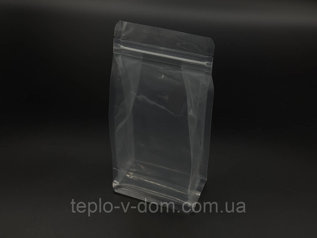 Пакети дой-пак zip-застібкою. 10х20+6см. Прозорий