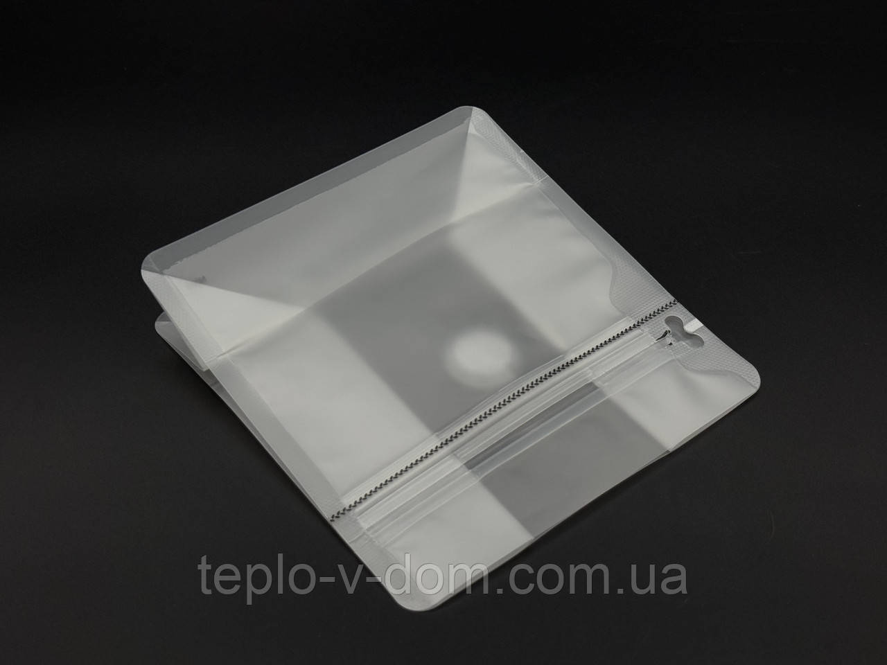 Пакети дой-пак zip-застібкою. 13,5х14,5+8см. Прозорий з фільтром.