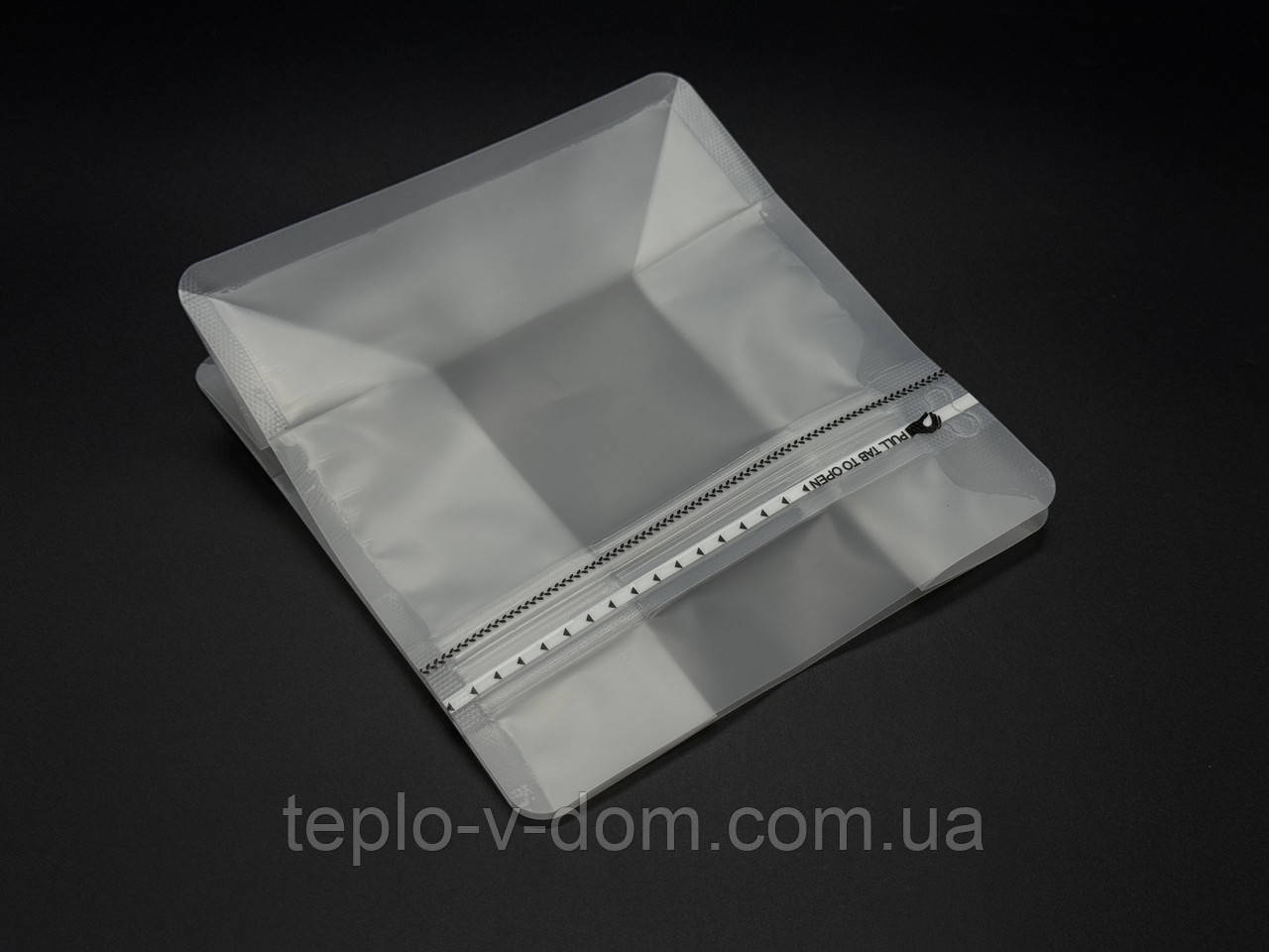 Пакети дой-пак zip-застібкою. 13,5х14,5+8см. Прозорий