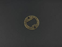 Вставка для відкривачок. Стара латунь. 40мм