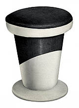 Табурет кухонний Софі Модерн Білий з чорним