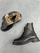 Черевики жіночі GUERO G182-450-(B)-Siyah Deri BATALL зимові чорні 40, фото 4