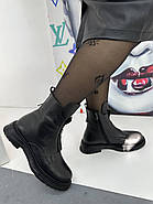 Черевики жіночі GUERO G182-450-(B)-Siyah Deri BATALL зимові чорні 40, фото 6