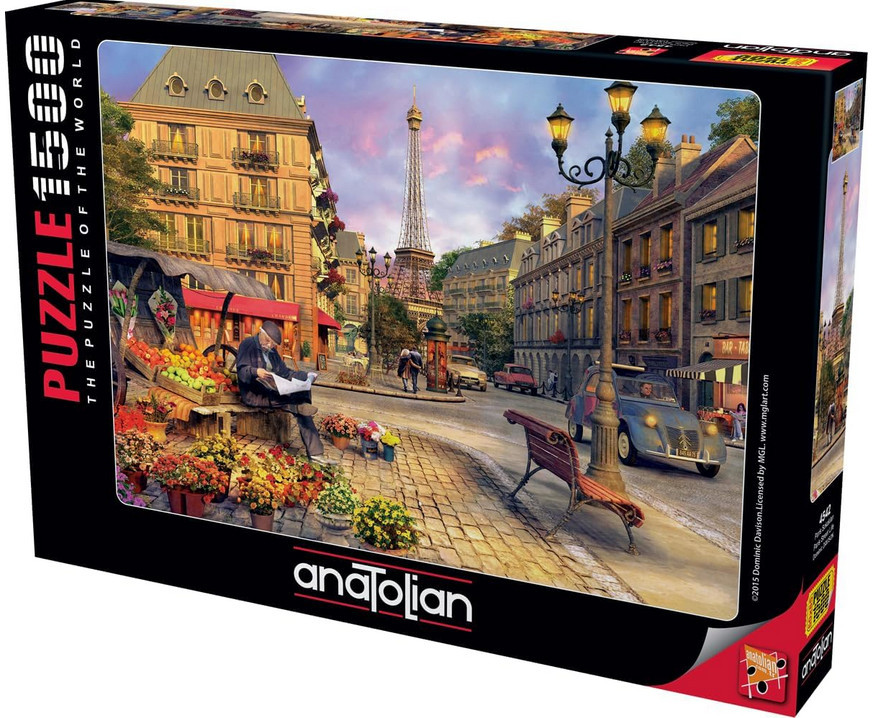 Пазл Вулиці Парижа 1500 елементів Anatolian