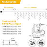 Світлодіодна вулична гірлянда Sumairs 17 м, 480 LED. 8 режимів, теплий білий колір, святкове підсвічування, фото 5