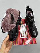 Зимові черевики жіночі MeegoComfort A80023-3 BLACK чорні шкіряні, фото 8